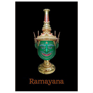 หัวโขน รามเกียรติ์ Ramayana Ban Ruk Narada Head Statue (พระประโคนธรรพ) (1/1 Wearable)