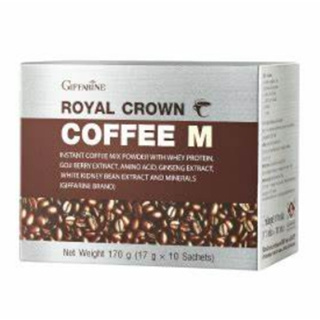 !!! ซื้อ1แถม1!!! กาแฟGIFFARINE ROYAL CROWN รอยัลคราวน์ คอฟฟี่ เอ็ม 17g 10ซอง EXP.18/01/24