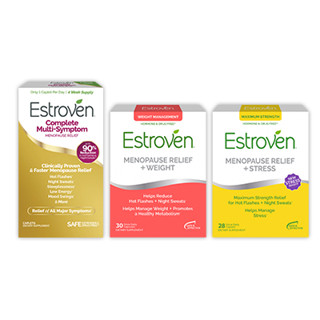 Estroven Maximum Strength Menopause Relief + Stress, Mood, Multi symptom วิตามินวัยทอง จากสมุนไพรธรรมชาติ ไม่มีฮอร์โมน