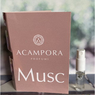 พร้อมส่ง ของแท้ ACAMPORA Profumi Eau de Parfum Musc 1.8ml (Sample Size)