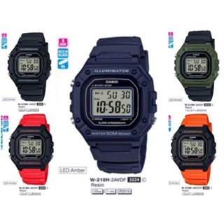 Casio แท้ 💯%รุ่น W-218H-1AVDF นาฬิกาผู้ชาย