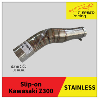 สลิปออน Slip-on Kawasaki Z300 สแตนเลส