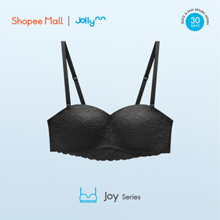 [สำหรับแลกคะแนนสมาชิก] Jollynn Joy Lace Tube Top อก80-87CM บราลูกไม้ สายกันลื่น (สายถอดและปรับได้) Braless โจลีน