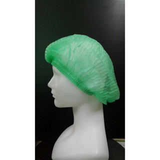 DOUBLE ELACSTIC CAP 50 GREEN (50ชิ้น/แพ็ค)