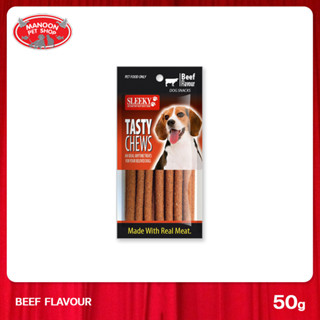 [MANOON] SLEEKY Tasty Chews-Stick Beef Flavour รสเนื้อ 50 กรัม