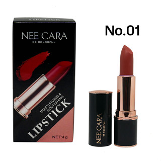 L108 : NEE CARA Lipstick moisturizing &amp; nourishing No.1 ราคาส่งถูกๆ W.50 รหัส L108