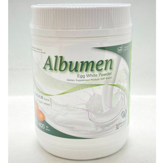 Albumen Egg White Powder ผงโปรตีนไข่ขาว อัลบูเมน บรรจุ 400 กรัม