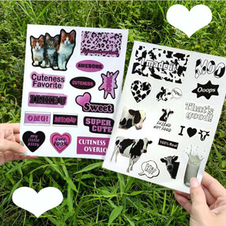 [เรือจากประเทศไทย] ❤Reusable Stickers สติ๊กเกอร์การ์ตูน สติ๊กเกอร์ DIY สติ๊กเกอร์น่ารัก สติ๊กเกอร์ใช้ซ้ำได้