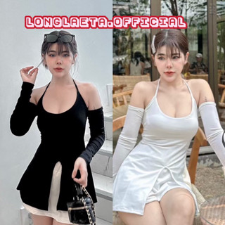 𝐆 𝐨 𝐨 𝐝 𝐥 𝐮 𝐜 𝐤 𝐬 𝐡 𝐨 𝐩 Top shirt open shoulders เสื้อแขนยาว เปิดไหล่ แต่งสายคาดหลัง เซกซี่เบาๆ
