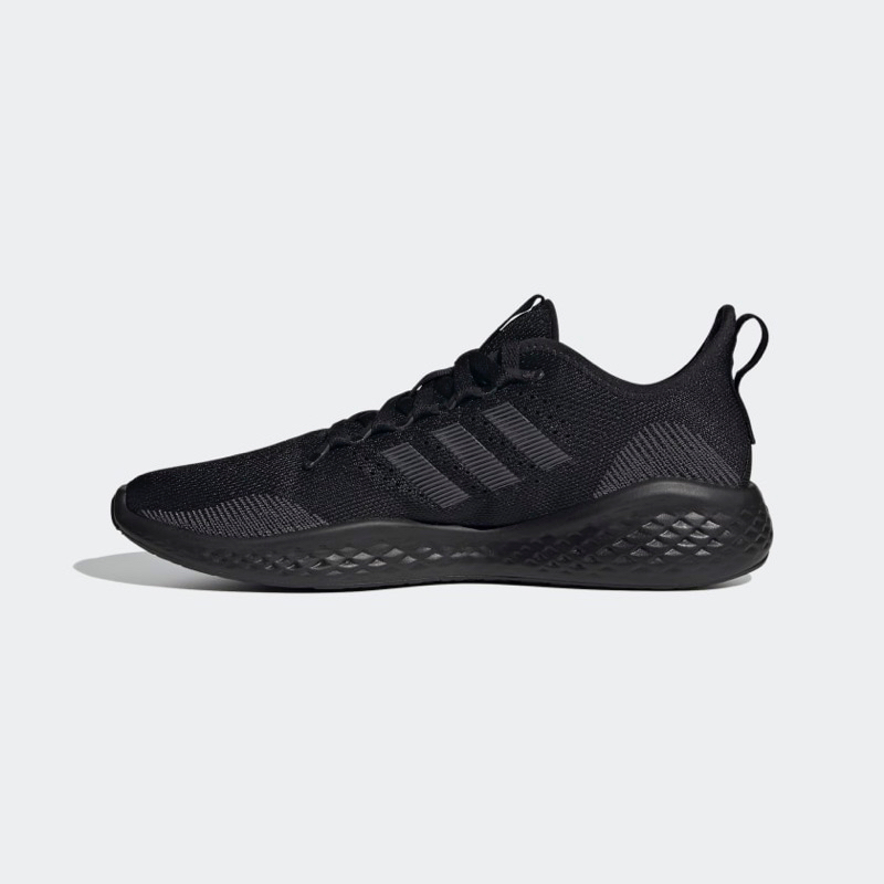 Adidas รองเท้าวิ่งผู้ชาย Fluidflow 2.0 สีดำล้วน