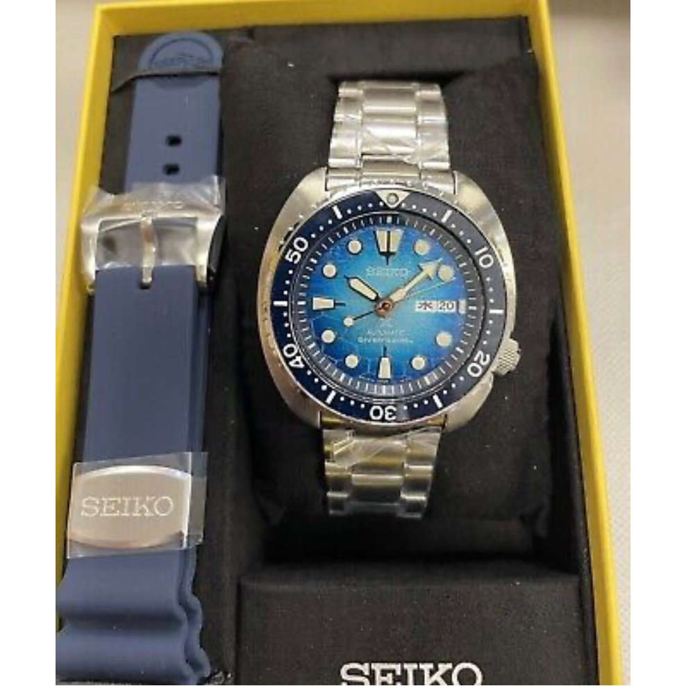Seiko SRPH59 Special Edition Automatic Watch 200m Blue Dial Box