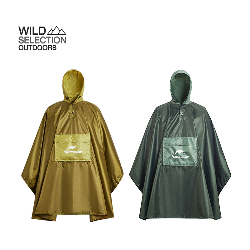 เสื้อกันฝน ชุดกันฝน Naturehike [พร้อมส่ง ] [ แท้ประกันศูนย์] Color matching cloak raincoat CNH23RG001