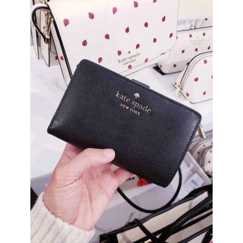 ✨สด-ผ่อน✨ กระเป๋าสตางค์ Kate Spade Medium Compact Bifold Wallet