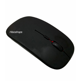 MI WIRELESS MOUSE เมาส์ไร้สาย MI แบตชาร์จ ปุ่มกดเงียบ มีปุ่มปรับความไวเมาส์ DPI 1000-1600 Optical Rechargeable มีบลูทูธ