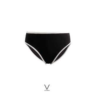 SS2023 BLACK SWIMMING BRIEF กางเกงว่ายน้ำ สีดำใส่ว่ายน้ำ ผ้าหนา กัน UV UPF 50+