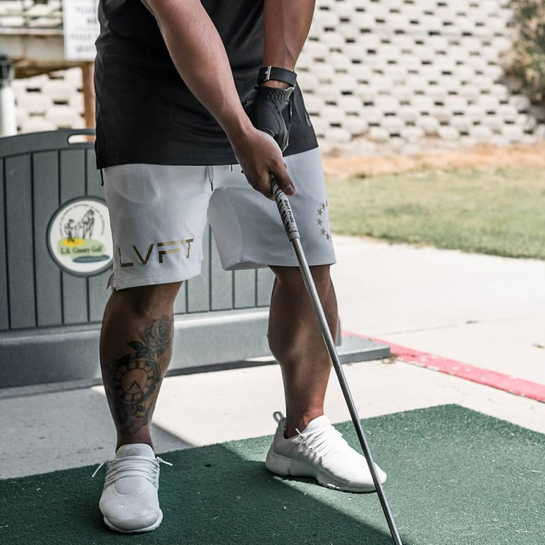 [ LVFT ] กางเกงขาสั้น #7 / Gym Fashion ผ้าโพลีเอสเตอร์ ทรงสวย ยืดหยุ่นดี ใส่สบายไม่คัน