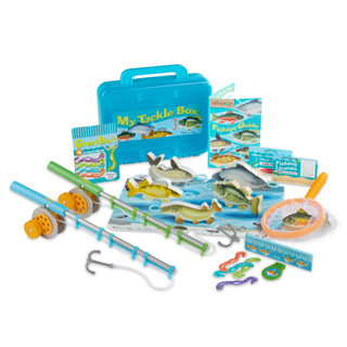 [ตกปลา21ชิ้นx2เบ็ด] รุ่น 30806 เล่นแค้มปิ้ง ตกปลา Melissa &amp; Doug Lets Explore Fishing Play Set อุปกรณ์เพียบ บทบาทสมมุติเหมือนจริง รีวิวดีใน Amazon ของเล่นเด็ก