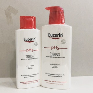 Eucerin lotion โลชั่นบำรุงผิวสำหรับผิวธรรมดา-ผิวแห้ง ฟื้นฟูให้ผิวมีสุขภาพดี ผิวแข็งแรง ไม่ไวต่อการกระตุ้นให้ผิวแพ้