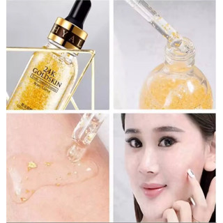 เซรั่มทองคำ บริสุทธิ์ 24k Goldzan Ampoule 99.9% Pure Gold เซรั่มทองคำขนาด 100ml. บำรุงผิวหน้าให้เนียนกระจ่างใส ด้วยคุณค่