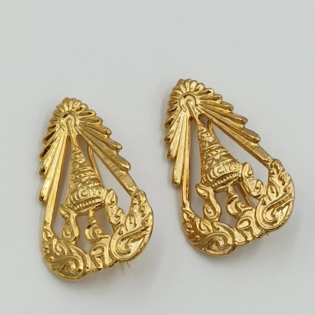 "ธีน์-ฟอร์ม" เข็มคอชุดราชปะแตน สามพระจอมเกล้า (จำนวน 1 คู่)