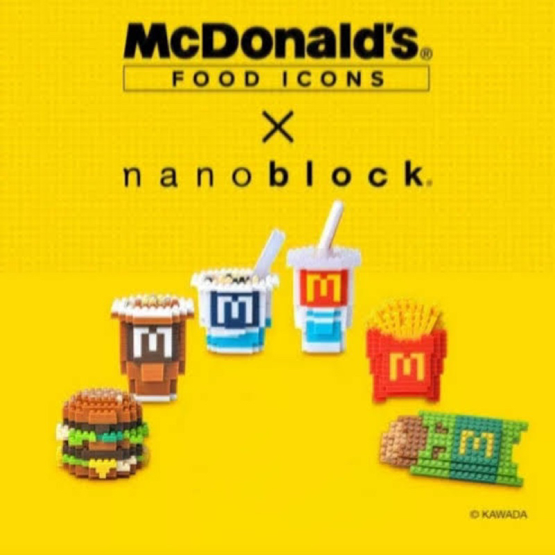 ตัวต่อ McDonald’s Nanoblock ญี่ปุ่น