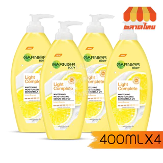 โลชั่นบำรุงผิว การ์นิเย่ ไบร์ทคอมพลีท/ เอ็กซ์ตร้า/ ซากุระ บอดี้โลชั่น GARNIER BODY LOTION 400 ml.