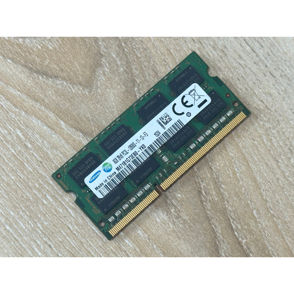 ของแท้ มือสอง สภาพดี แรมโน๊ตบุค (RAM NOTEBOOK ) DDR3L Samsung 8GB bus1600 (8GB X 1)