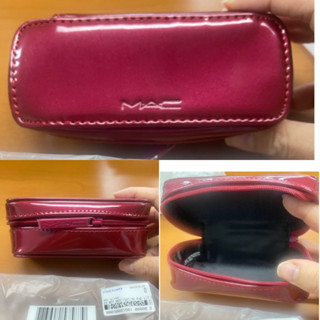 แท้💯ป้ายคิง M.A.C. กระเป๋าหนังแก้ว ใส่แปรง/ลิปสติก MAC Lip Case / Brush Pouch