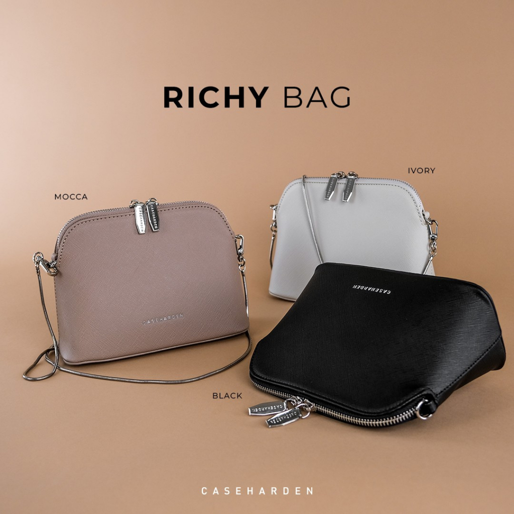 [E-tax E-receipt](ใช้โค้ด:15DD300ลด118.-)Caseharden Richy Bag กระเป๋าสะพายสายมู พร้อมสายยาว 2 สาย [Richy]