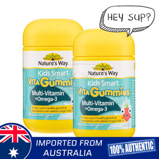 Natures Way Natures Way Kids Smart Vita Gummies Omega-3 + Multi 50 Pastilles x 2