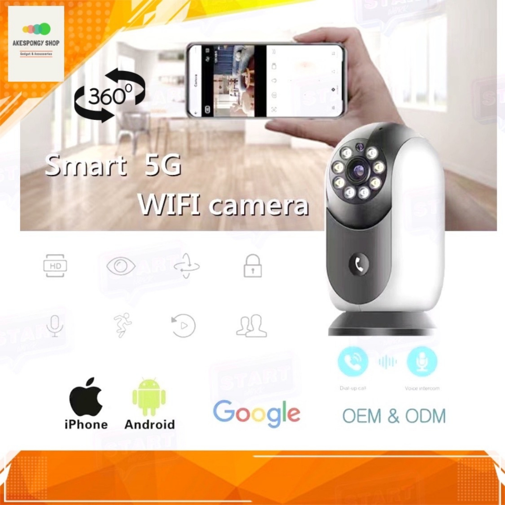 กล้องวงจรปิด แบบไร้สาย 360 Wi-Fi Cloud Camera CCTV Model : TC83S-CA1Z2 HD Video 1080p สามารถดูภาพผ่า