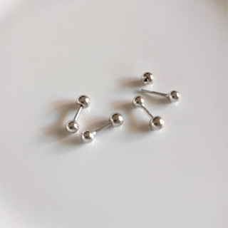 143-littlegirl gifts-Mini ball Piercing silver s925 จิวเงินแท้s925 รูปหมุดกลม(ราคาต่อชิ้น)