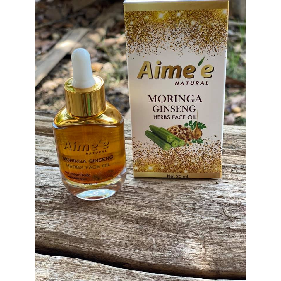 Aimee Natural Moringa Ginseng Herbs Face Oil 30ml.