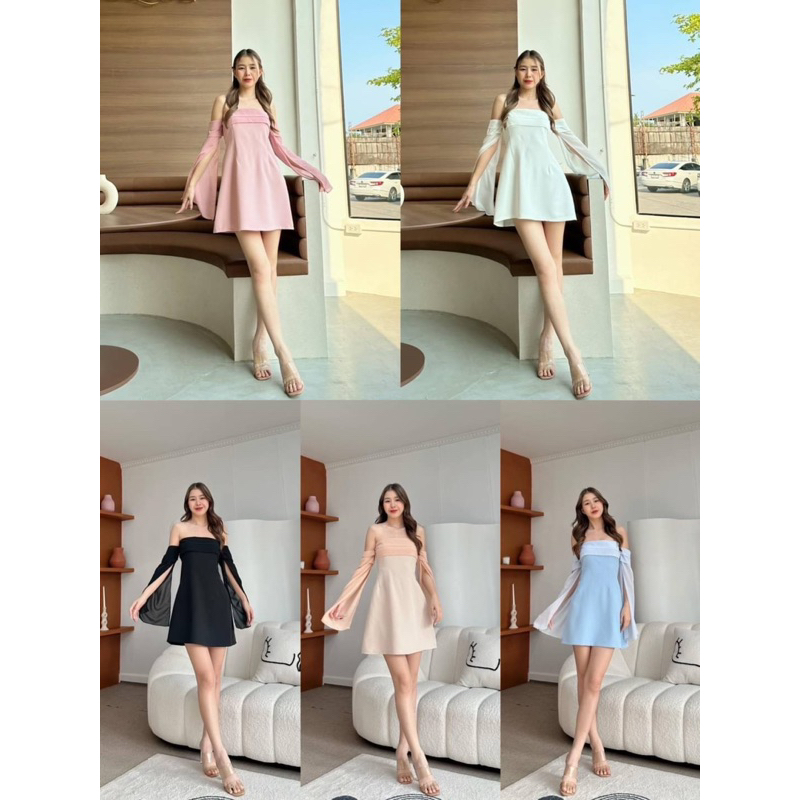 MILINDA STORE เดรสทรงเอ เอาใจสาวๆสายมินิมอล