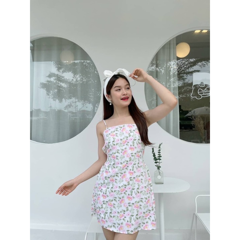 MILINDA STORE 🌹Fambam Rosie🌹 Tie Back Mini Dress