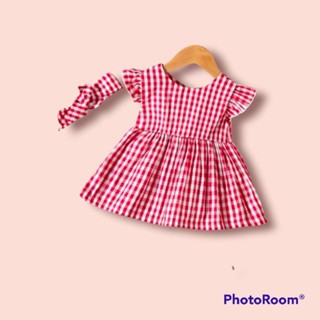 ชุดเดรส+คาดผมsz.18-24m