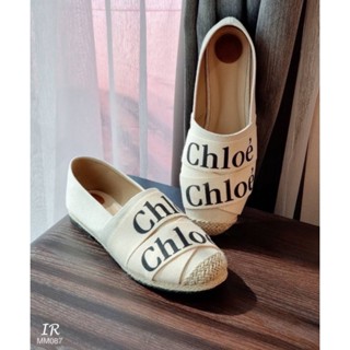 เช็คของก่อนสั่ง รองเท้าChloe คัทชูChloe รองเท้าคัทชู แบบสวม รองเท้า espadrilles