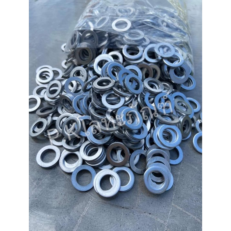 แหวนรองน็อตถ่ายน้ำมันเครื่อง น้ำมันเกียร์ น้ำมันเฟืองท้าย อลูมิเนียมรถยนต์ รถมอไซค์ หลายรุ่น ฮอนด้า โตโยต้า อีซูซุ