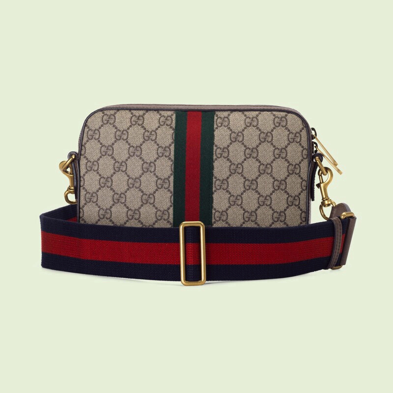 กระเป๋าสะพายคลาสสิกของผู้ชาย gucci ใหม่จัดส่งจากฝรั่งเศส/กระเป๋าสะพาย Ophidia GG