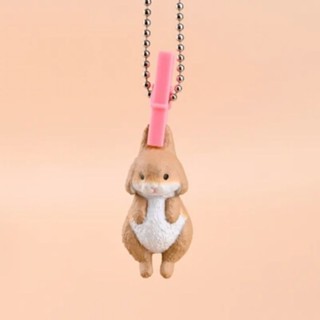 🥕 Takara Tomy 🥕 Animal Trapped in Clothes Gashapon Toys Short Lop 🥕 พวงกุญแจ น้องกระต่าย หูตก Lop น่ารักสุดๆเลยจ้า 🥕