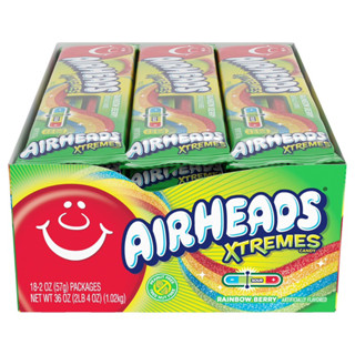 Airheads Xtremes Candy Rainbow Berry ขนมนำเข้าจากอเมริกา แบ่งขาย