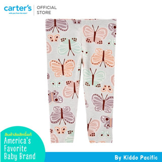 CARTERS CAPRI LEGGING GREY  คาร์เตอร์กางเกงเลคกิ้งขายาวเด็กผู้หญิง ลายผีเสื้อ L10