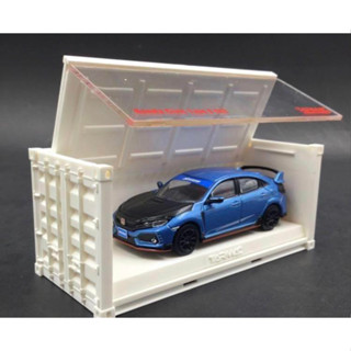 HONDA CIVIC TYPE R FK8 BRILLOANT BLUE WITH BLACK BONNET 1:64 (TARMAC WORKS)