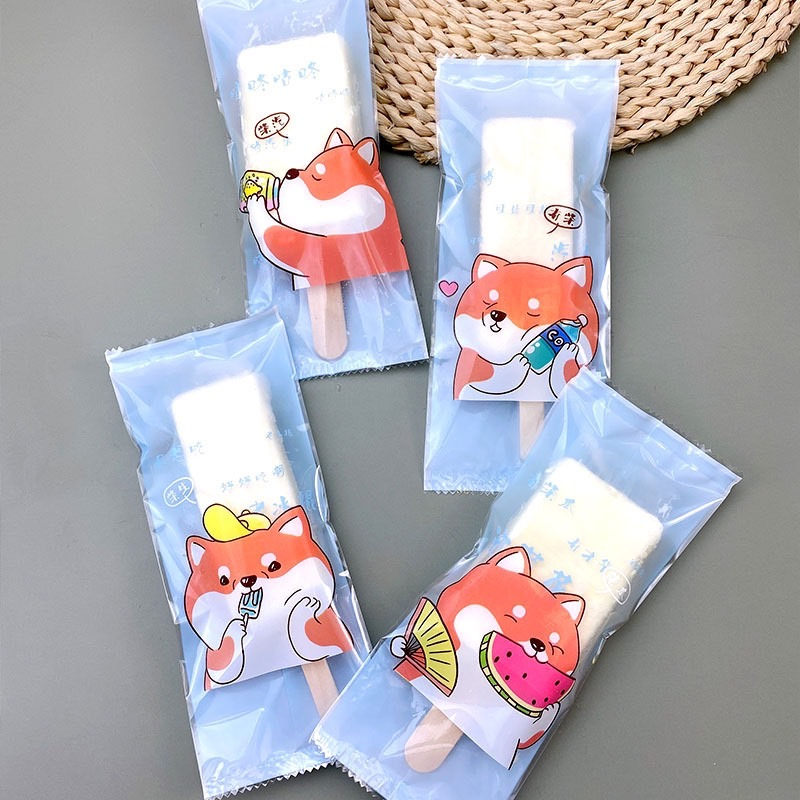 ถุงไอสครีม ไอติม 9x18 cm/100 ใบ พร้อมส่ง
