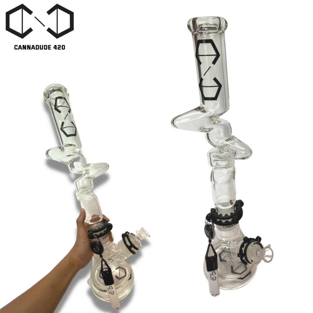อะไหล่แต่งบ้องแก้ว แจกันแก้ว ST003 Cannadude420 Lego ท่อนบนอย่างเดียวไม่รวมด้านล่าง ขนาด 45mm Tornado Adaptor