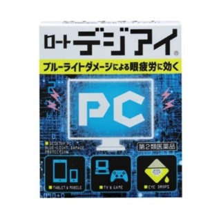 หมดอายุปี 2025.7 ロートデジアイ 12ml  Rohto PC สำหรับผู้ใช้คอม โทรศัพท์