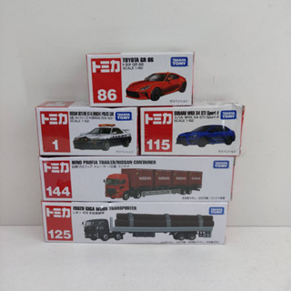 โมเดลรถมือหนึ่ง ของเเท้จากญี่ปุ่น tomica takara tomy รถเหล็ก หลากหลายแบบ หายาก  กล่องใหม่ในซีล