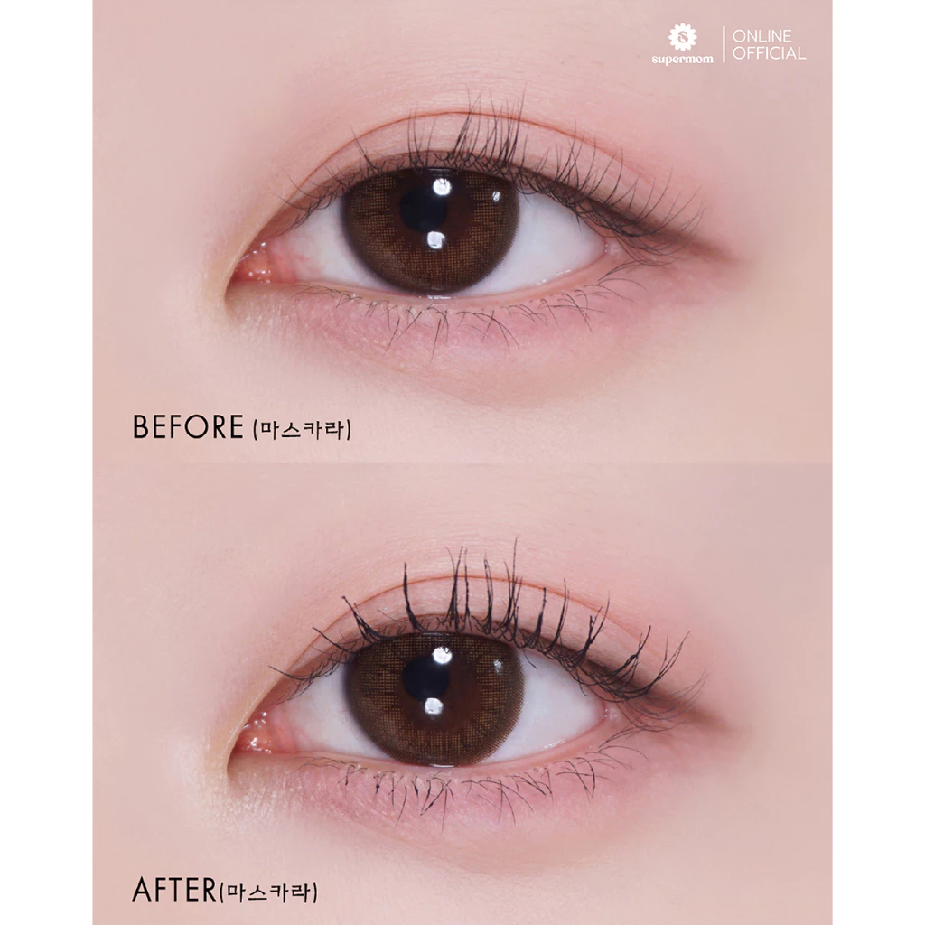 SUPERMOM l LONG & CURLING MASCARA มาสคาร่า เนื้อมัลติเจล สูตรเกาหลี ขนตายาว ติดทนนาน กันน้ำกันเหงื่อ VEGAN ปริมาณ 7 กรัม thumbnail 8