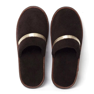 ฟรีไซส์ รองเท้าโรงแรมห้าดาว รองเท้าใส่ในบ้าน รับแขก พื้นนิ่ม กันลื่น 7mm Slipper