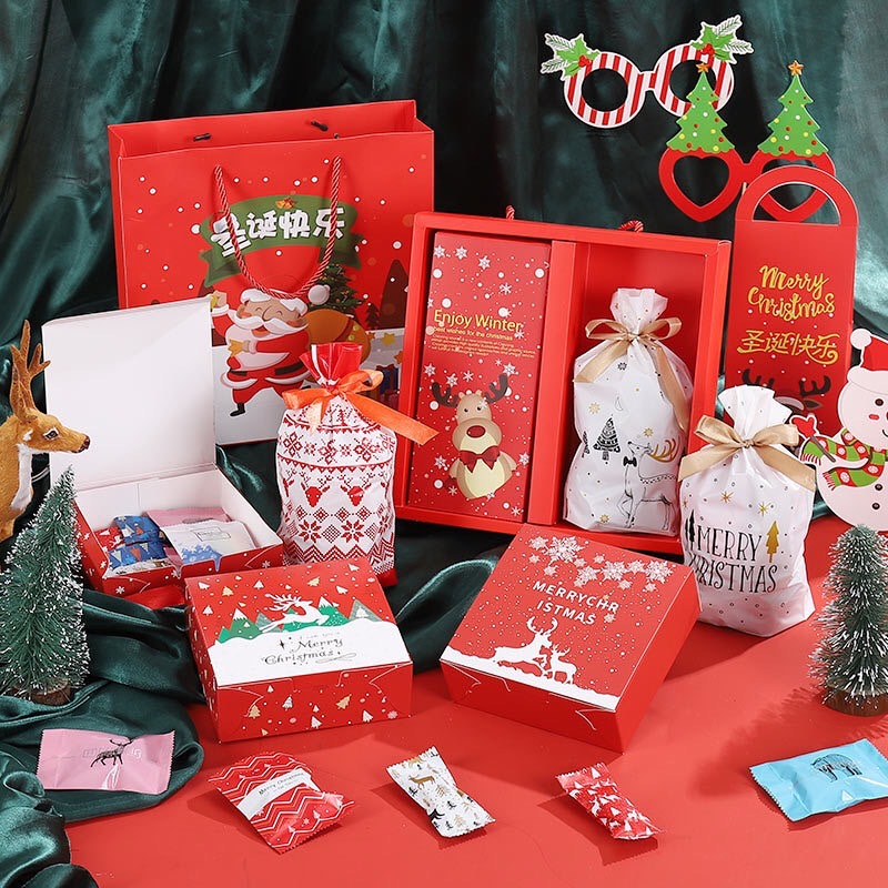 ถุง กล่อง คริสมาส เทศกาลคริสมาส ปีใหม่ Merry Christmas
